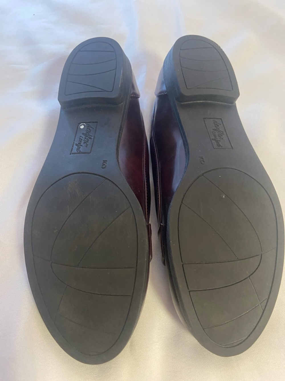 dexflex comfort Burgundy Penny Loafers - Picture 8 of 9